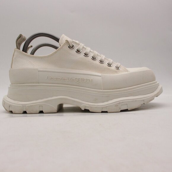 Alexander McQueen White Tread Slick Men's EU 40 Sneaker Shoes